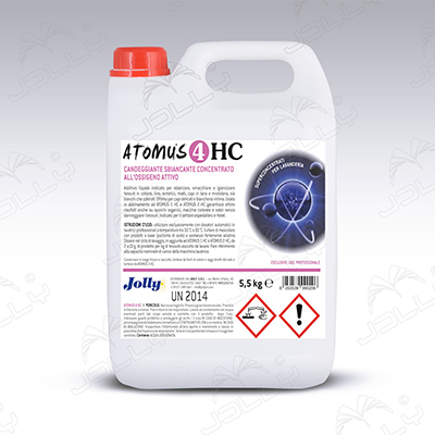 Detergente candeggiante ossigeno attivo Lavatrice professionale ATOMUS 4 HC 